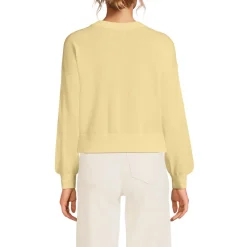 Kurzer Feinstrick-Cardigan aus Baumwolle für Damen