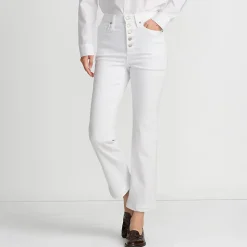 Kurze Schlagjeans für Damen