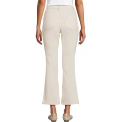 Kurze Schlagjeans Natur für Damen