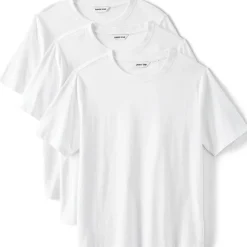 Kurzärmelige Rundhalsshirts im 3er-Set für Damen