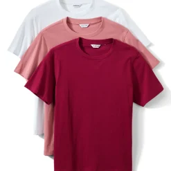 Kurzärmelige Rundhalsshirts im 3er-Set für Herren