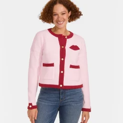 Lands' End Lulu Guinness Strickblazer für Damen