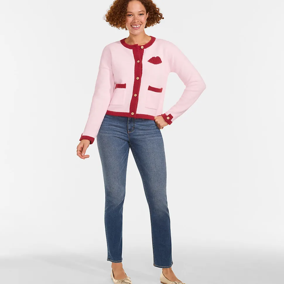 Lands' End Lulu Guinness Strickblazer für Damen