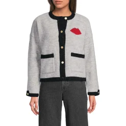 Lands' End Lulu Guinness Strickblazer für Damen