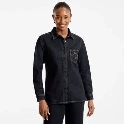 Lands' End x Lulu Guinness Jeansbluse für Damen