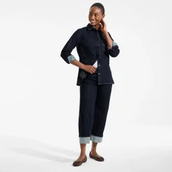 Lands' End x Lulu Guinness Jeansbluse für Damen