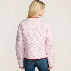 Lands' End x Lulu Guinness Lips Steppjacke für Damen