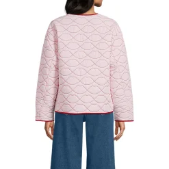 Lands' End x Lulu Guinness Lips Steppjacke für Damen