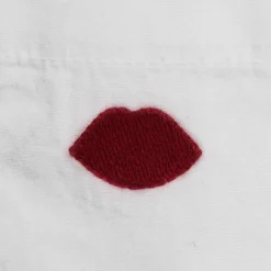 Lands' End x Lulu Guinness Lips Baumwollbluse für Damen