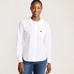 Lands' End x Lulu Guinness Lips Baumwollbluse für Damen