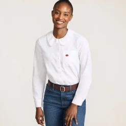 Lands' End x Lulu Guinness Lips Baumwollbluse für Damen