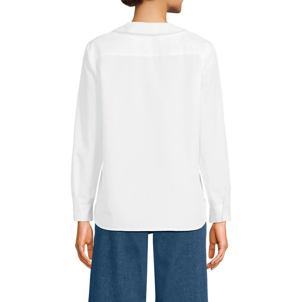 Lands' End x Lulu Guinness Lips Baumwollbluse für Damen
