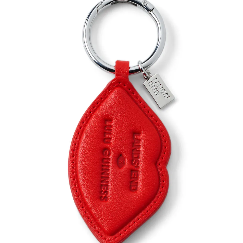 Lands' End x Lulu Guinness Lips Taschenanhänger