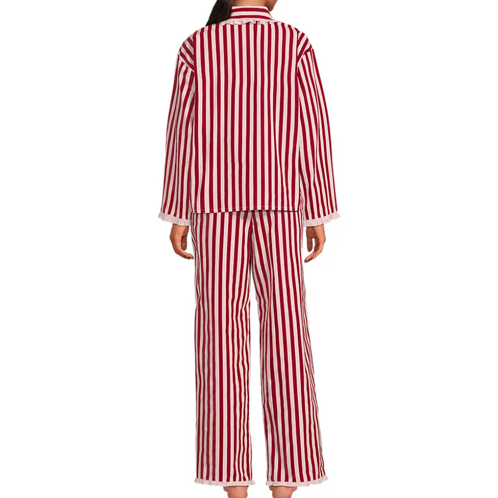 Lands' End x Lulu Guinness Popeline-Pyjamaset