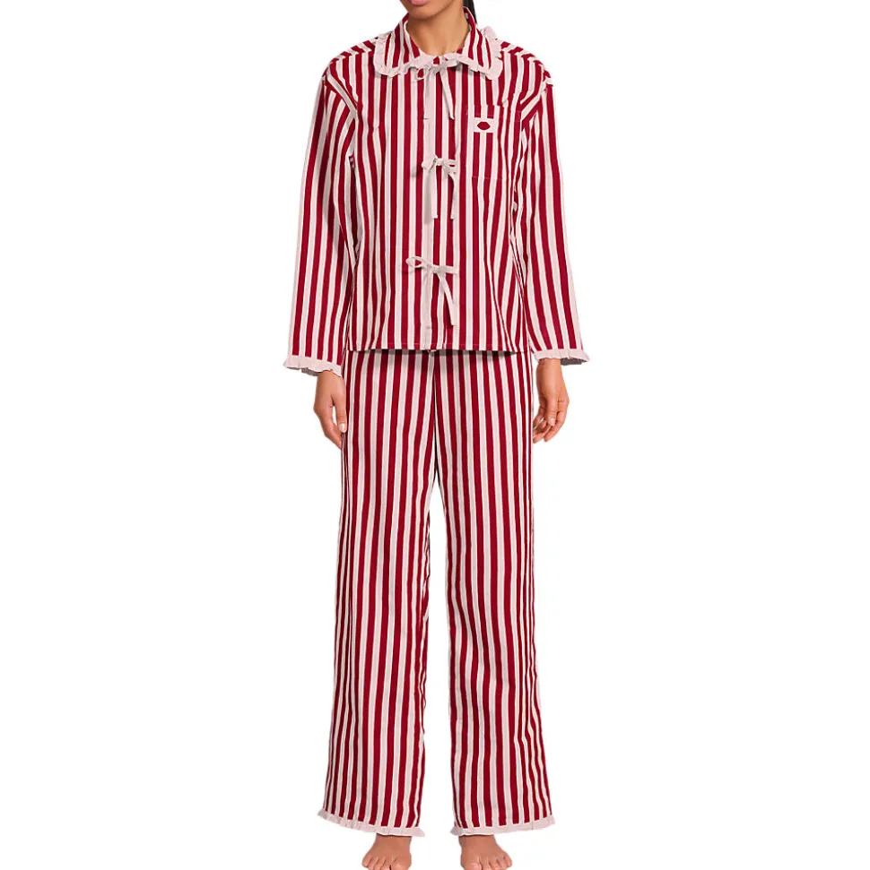 Lands' End x Lulu Guinness Popeline-Pyjamaset
