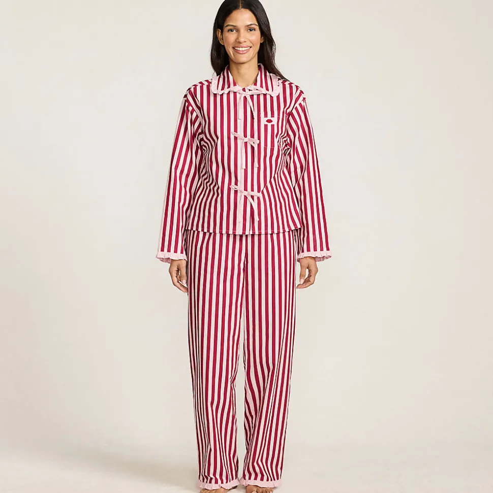 Lands' End x Lulu Guinness Popeline-Pyjamaset
