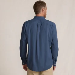 Langarm-Hemd aus Popeline, Classic Fit für Herren