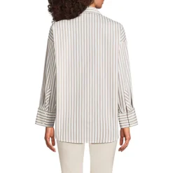Langarm-Hemdbluse für Damen