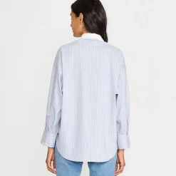 Langarm-Hemdbluse für Damen