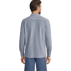 Langarm-Oxfordhemd aus Piqué, Classic Fit