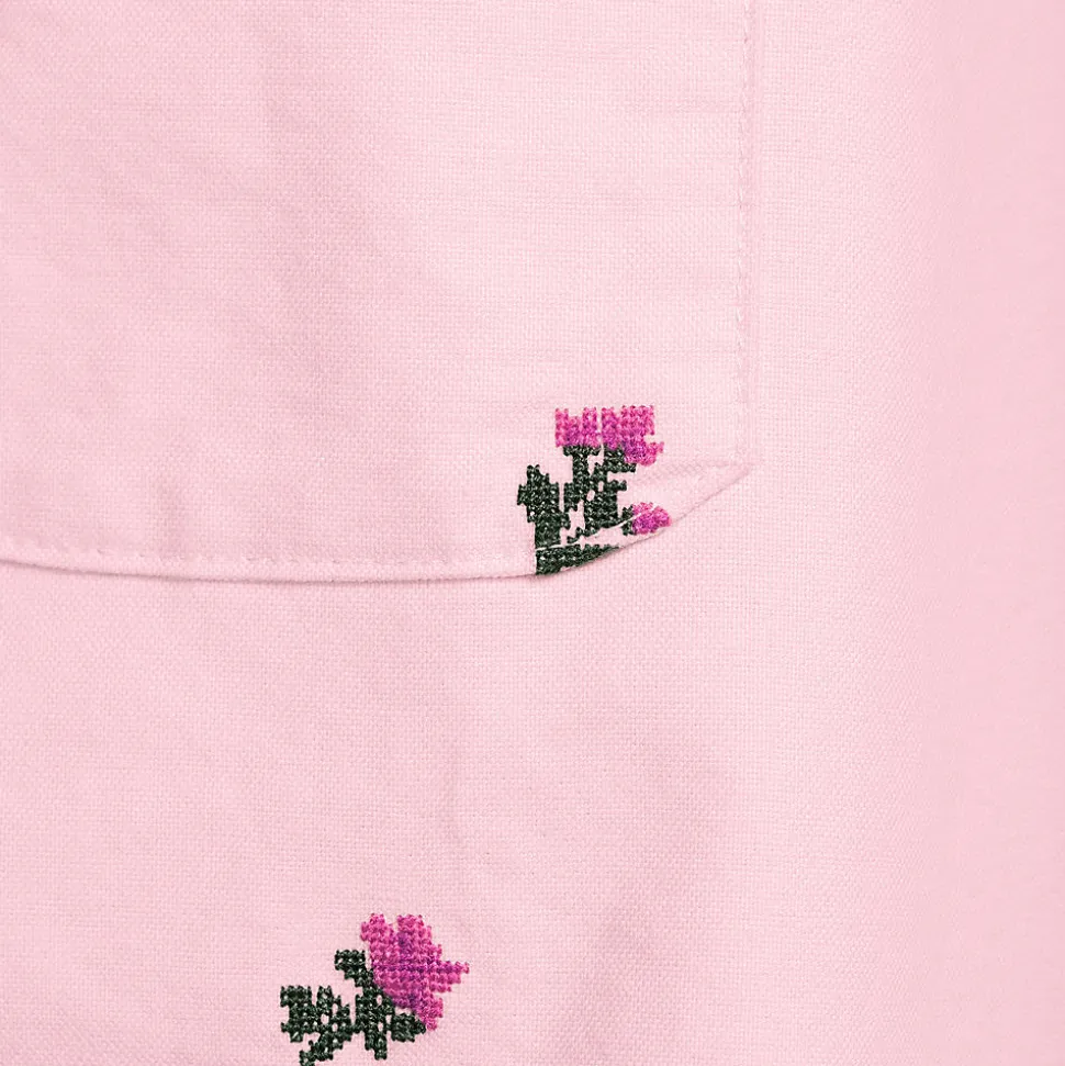 Langarm Oxford-Hemdbluse für Damen
