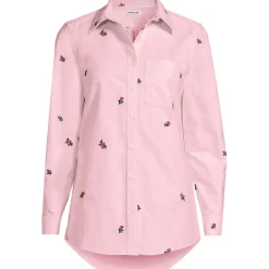 Langarm Oxford-Hemdbluse für Damen