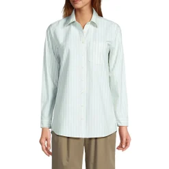 Langarm Oxford-Hemdbluse für Damen