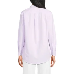 Langarm Oxford-Hemdbluse für Damen