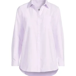 Langarm Oxford-Hemdbluse für Damen