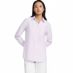 Langarm Oxford-Hemdbluse für Damen