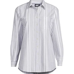 Langarm Oxford-Hemdbluse für Damen