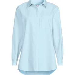 Langarm Oxford-Hemdbluse für Damen
