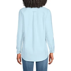 Langarm Oxford-Hemdbluse für Damen