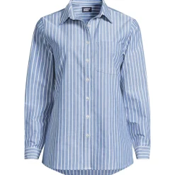 Langarm Oxford-Hemdbluse für Damen