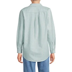 Langarm Oxford-Hemdbluse für Damen