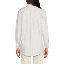 Langarm Oxford-Hemdbluse für Damen