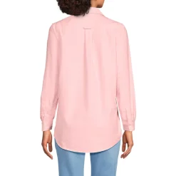 Langarm Oxford-Hemdbluse für Damen