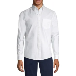 Langarm-Oxfordhemd für Herren, Classic Fit
