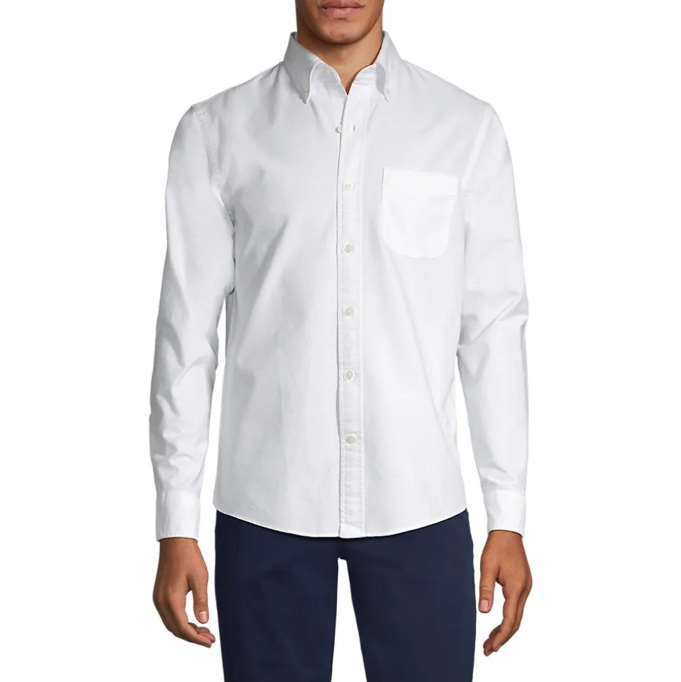 Langarm-Oxfordhemd für Herren, Classic Fit