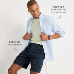 Langarm-Oxfordhemd für Herren, Classic Fit
