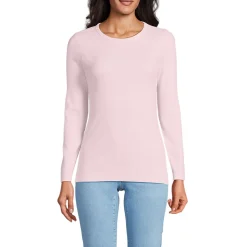 Langarmshirt aus mikrofeinem Baumwollripp für Damen