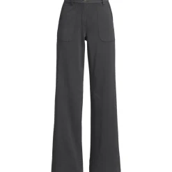 Lange Chino-Hose Mid Waist für Damen