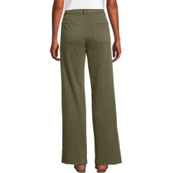 Lange Chino-Hose Mid Waist für Damen