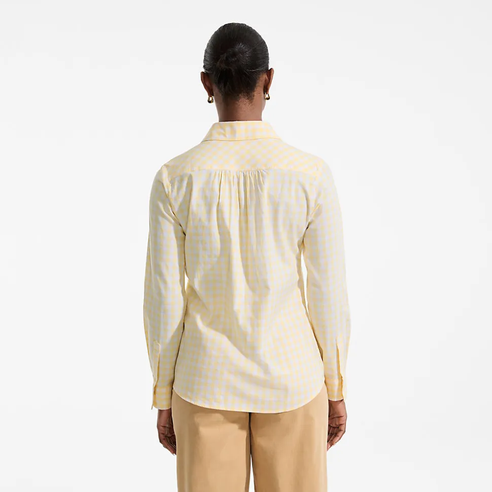 Lange leichte Flanellbluse für Damen