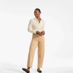 Lange leichte Flanellbluse für Damen