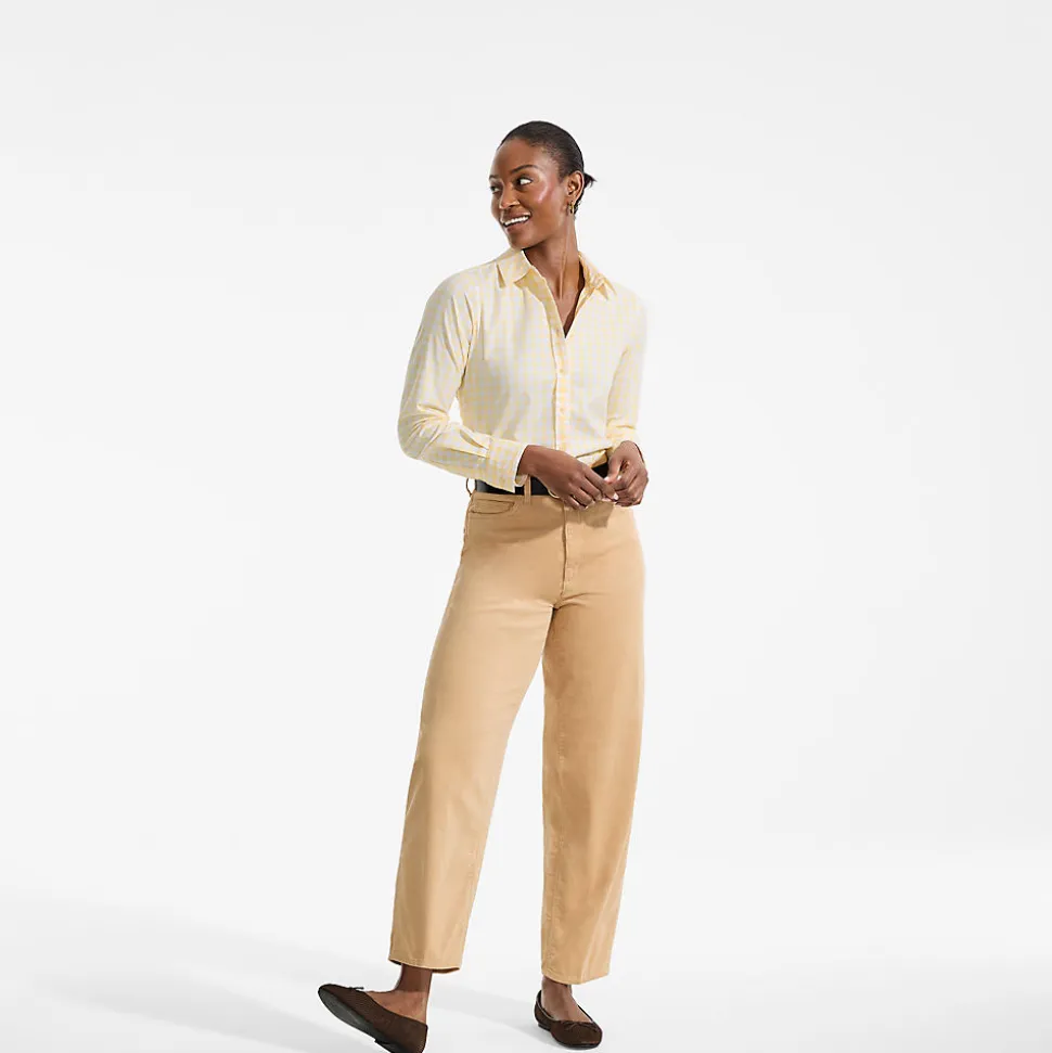 Lange leichte Flanellbluse für Damen