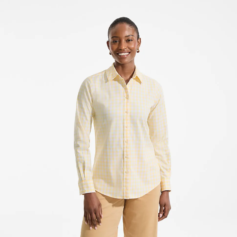Lange leichte Flanellbluse für Damen