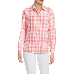 Lange leichte Flanellbluse für Damen