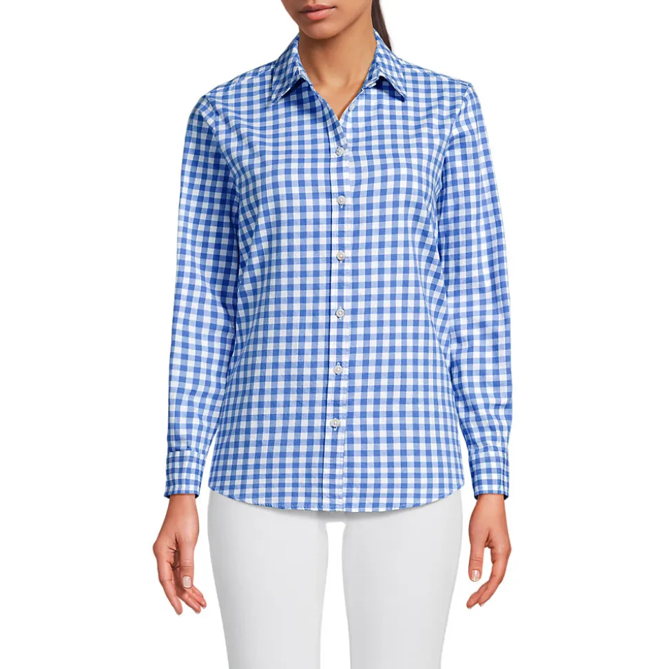 Lange leichte Flanellbluse für Damen