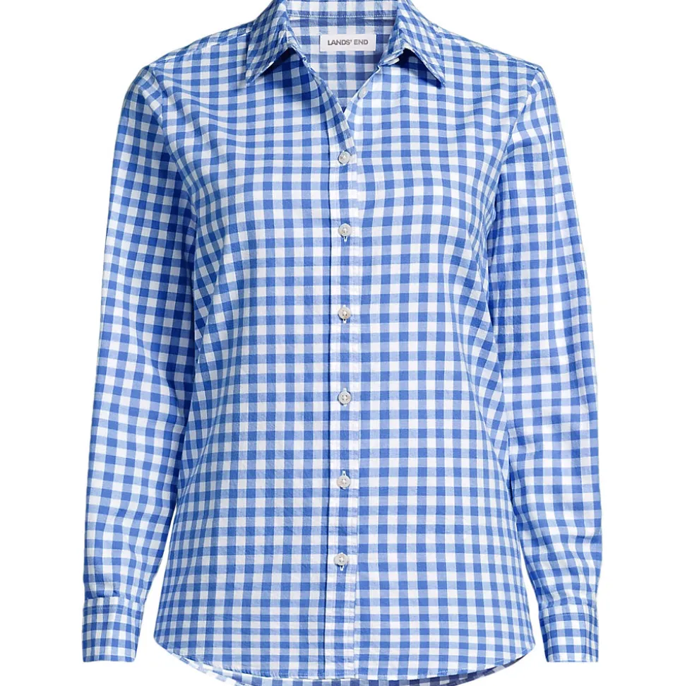 Lange leichte Flanellbluse für Damen